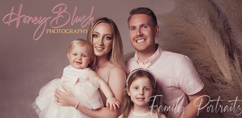 Family Portrait Photography by Honey Blush Photography