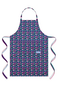 Flat-lay aprons with a full cut-out